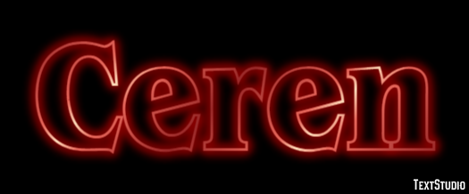 Ceren Text effect