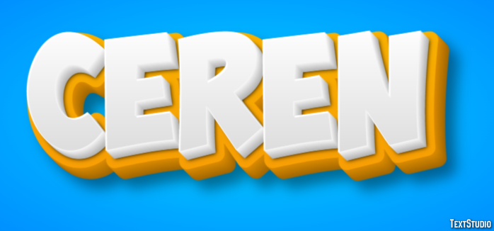 Ceren Text effect