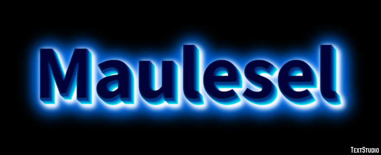 Maulesel Texteffekt