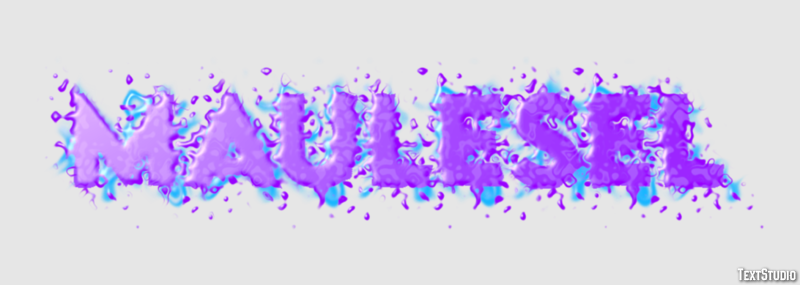 Maulesel Texteffekt