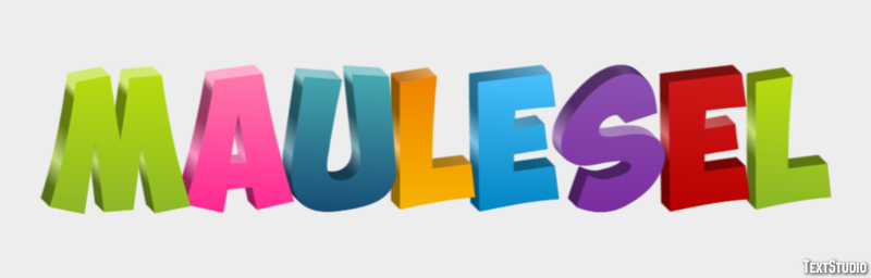 Maulesel Texteffekt