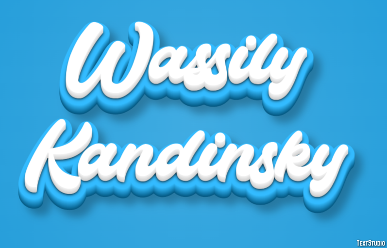 Wassily Kandinsky Text Effect
