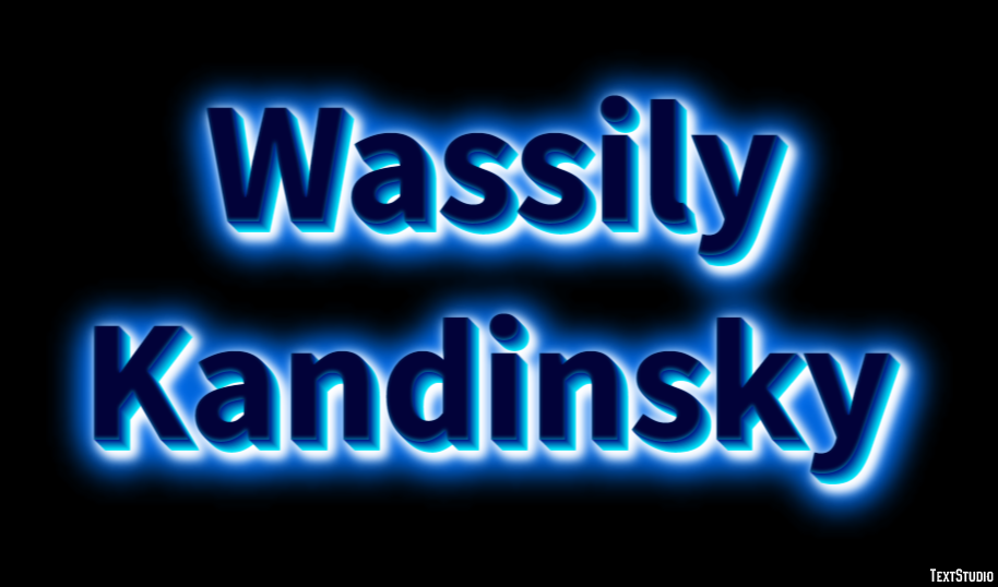 Wassily Kandinsky Text Effect