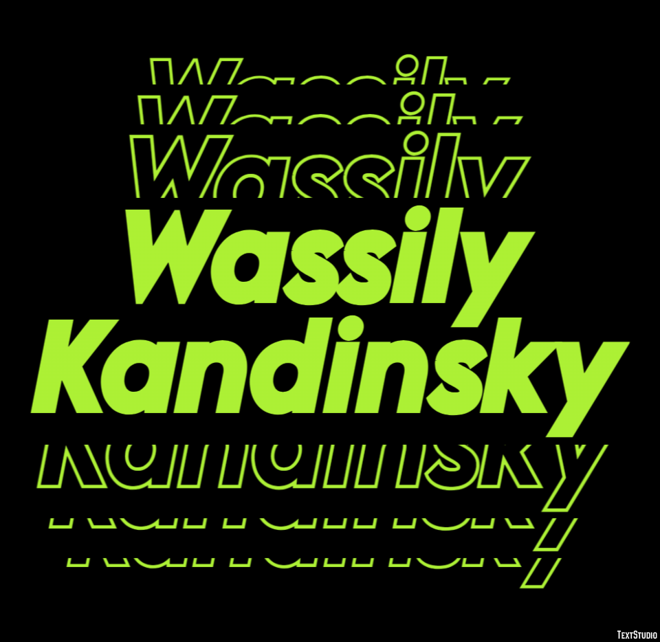 Wassily Kandinsky Efecto de Texto