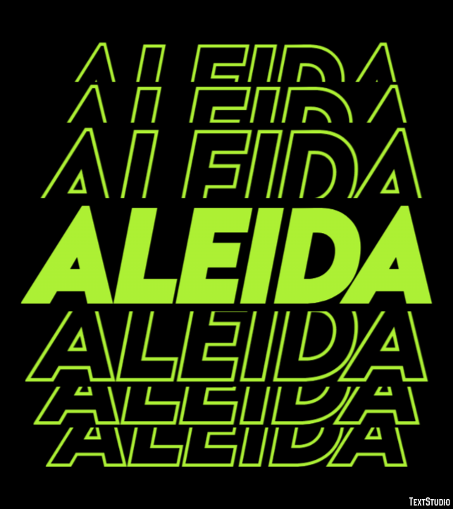 Aleida Texteffekt