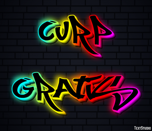Curp Gratis Tekst effect