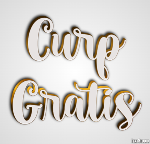 Curp Gratis Tekst effect
