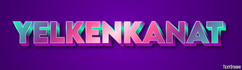 Yelkenkanat Metin efekti