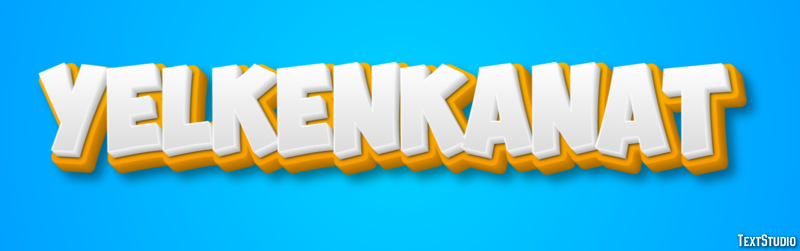 Yelkenkanat Metin efekti