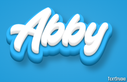 Abby Effet de Texte