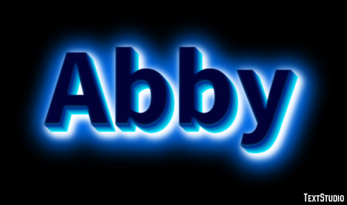 Abby Text Effect
