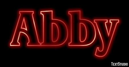 Abby Effet de Texte