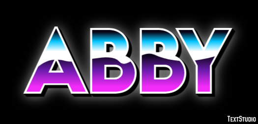 Abby Tekst Effect