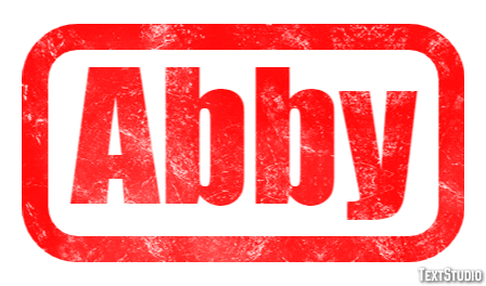 Abby Tekst Effect