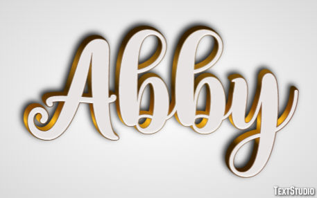 Abby Texteffekt