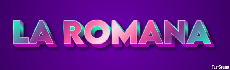 La Romana Efekt tekstowy