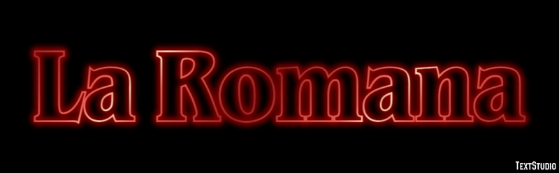 La Romana Efekt tekstowy