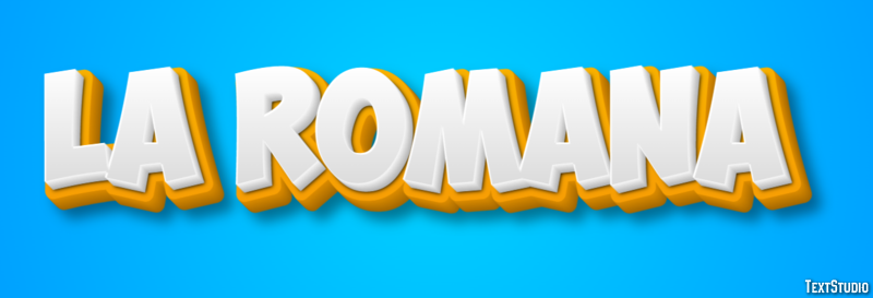 La Romana Efekt tekstowy