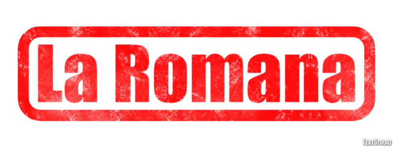 La Romana Efekt tekstowy