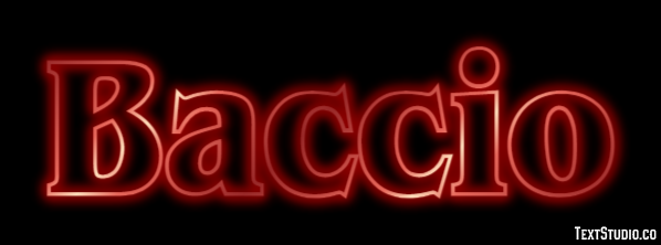 Baccio Effetto testo
