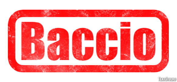 Baccio Effetto testo