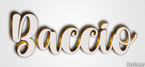 Baccio Effetto testo