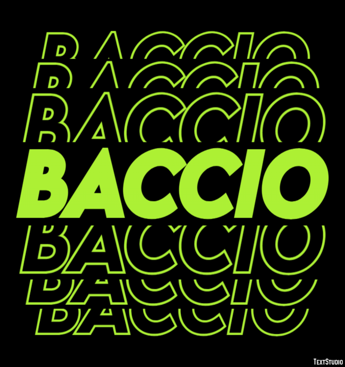 Baccio Effetto testo