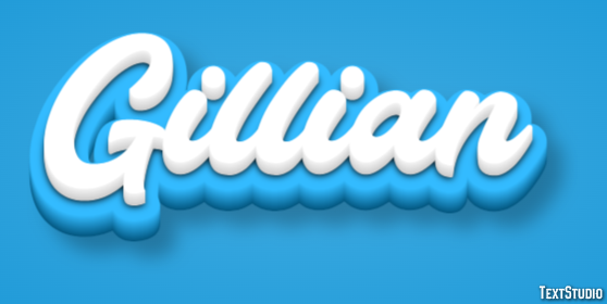Gillian Efeito de texto