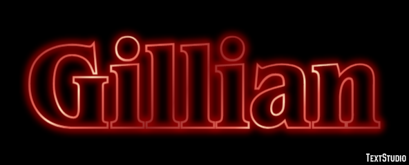 Gillian Efeito de texto