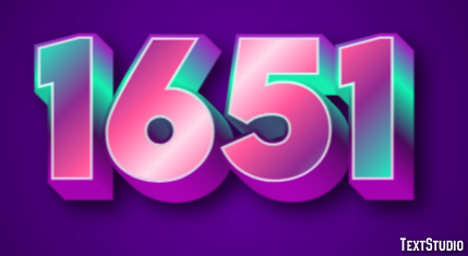 1651 Texteffekt