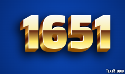 1651 Text Effect