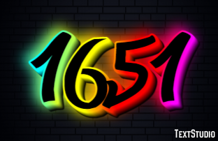 1651 Texteffekt