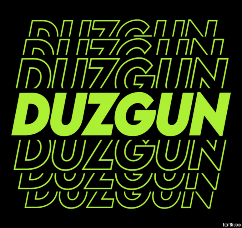 Duzgun Metin Efekti