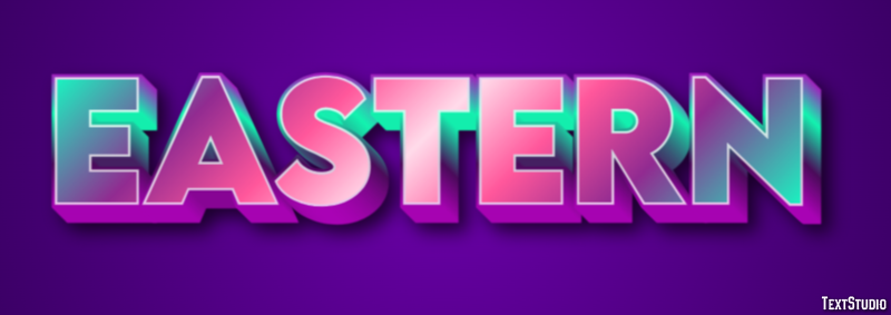Eastern Text Effect
