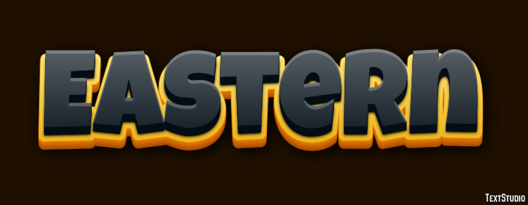 Eastern Text Effect