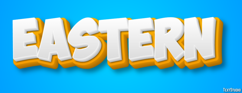 Eastern Text Effect