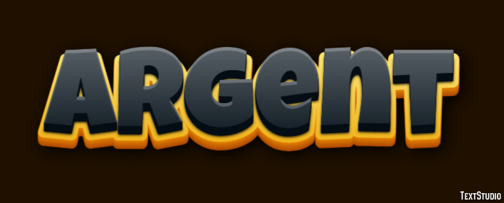 Argent Efecto de Texto