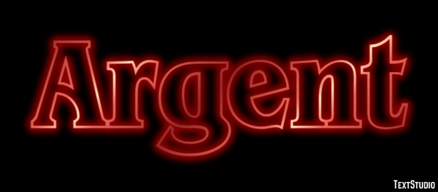 Argent Efecto de Texto