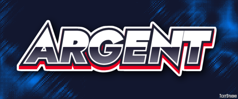 Argent Efecto de Texto