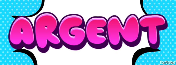 Argent Efecto de Texto