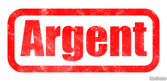 Argent Efecto de Texto