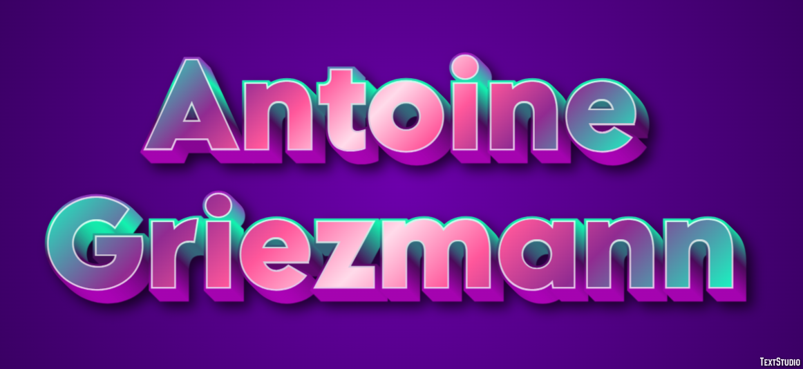 Antoine Griezmann Efeito de texto