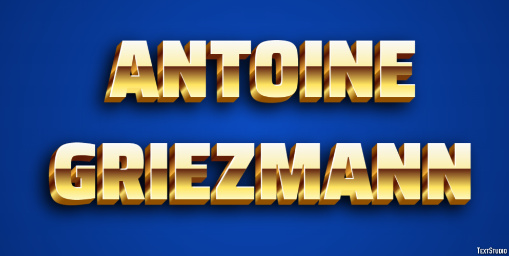 Antoine Griezmann Text Effect