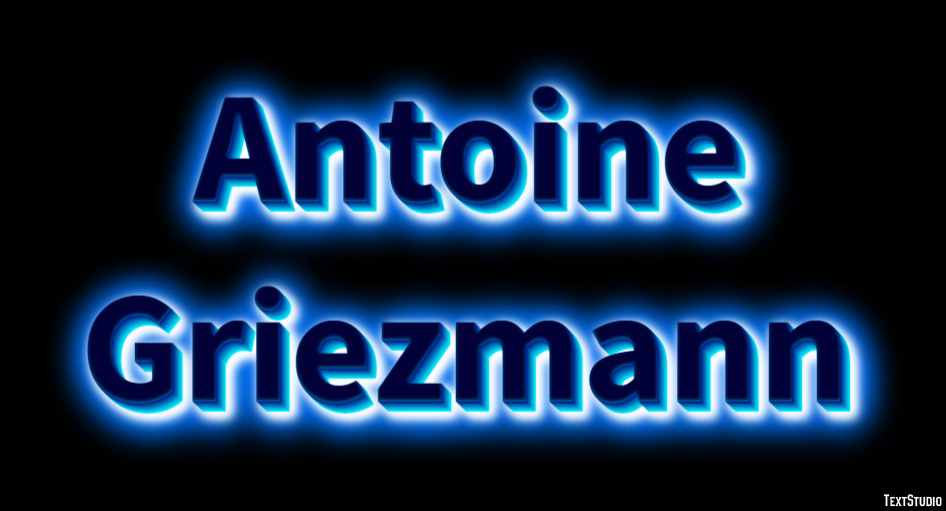 Antoine Griezmann Efeito de texto