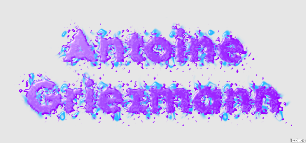 Antoine Griezmann Text Effect