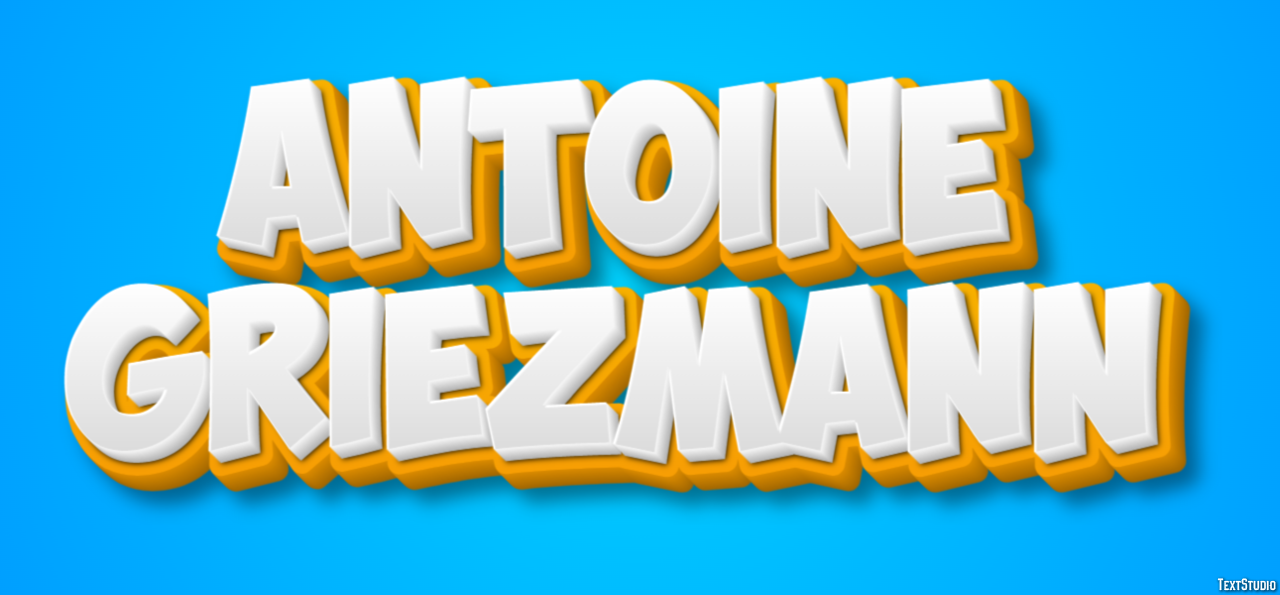 Antoine Griezmann Text Effect