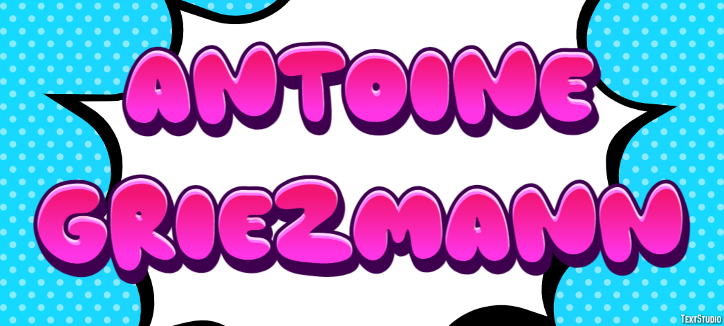 Antoine Griezmann Text Effect