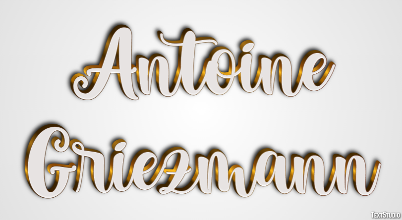 Antoine Griezmann Efeito de texto