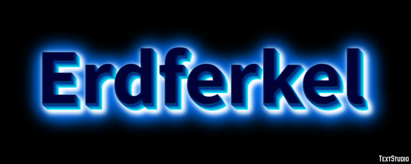 Erdferkel Tekst Effect