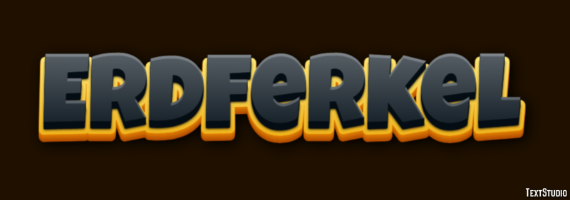 Erdferkel Text Effect